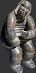 Inuitskulptur Mann